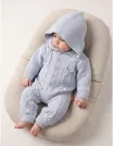 Salopeta cu gluga, Croset Kids, blue picture - 1