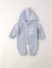 Salopeta cu gluga, Croset Kids, blue picture - 2