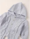 Salopeta cu gluga, Croset Kids, blue picture - 3