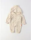 Salopeta cu gluga, Croset Kids, crem picture - 2