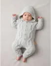 Salopeta cu gluga, Croset Kids, gri picture - 1