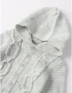 Salopeta cu gluga, Croset Kids, gri picture - 3