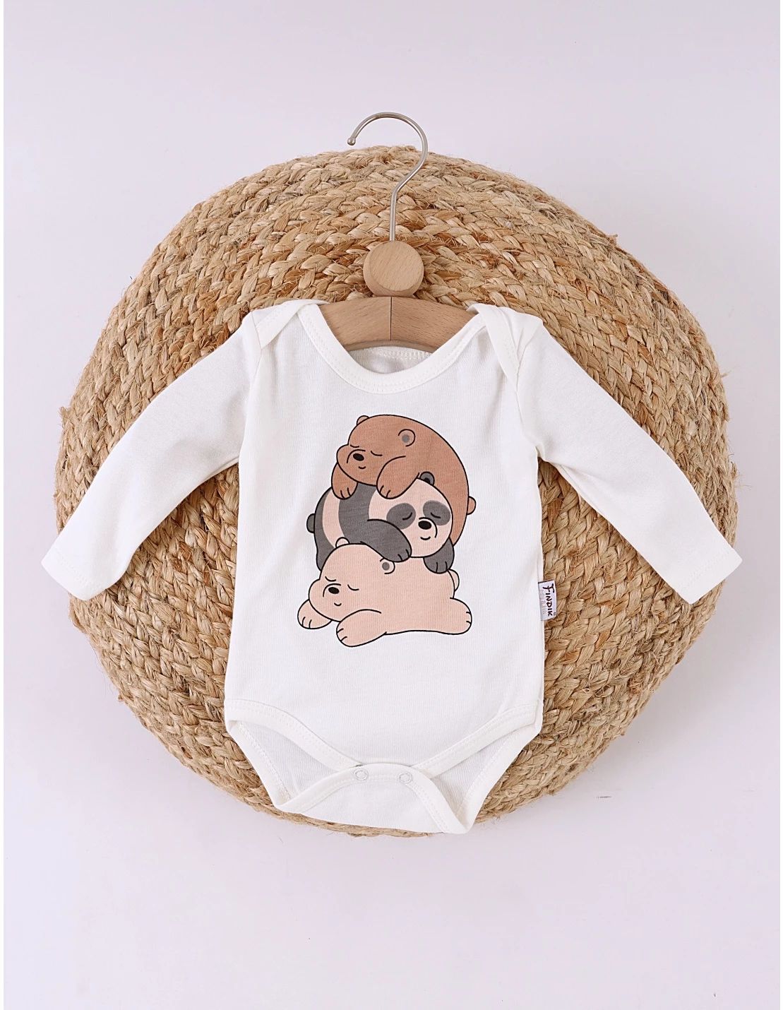 Body Sleepy Panda, model alb