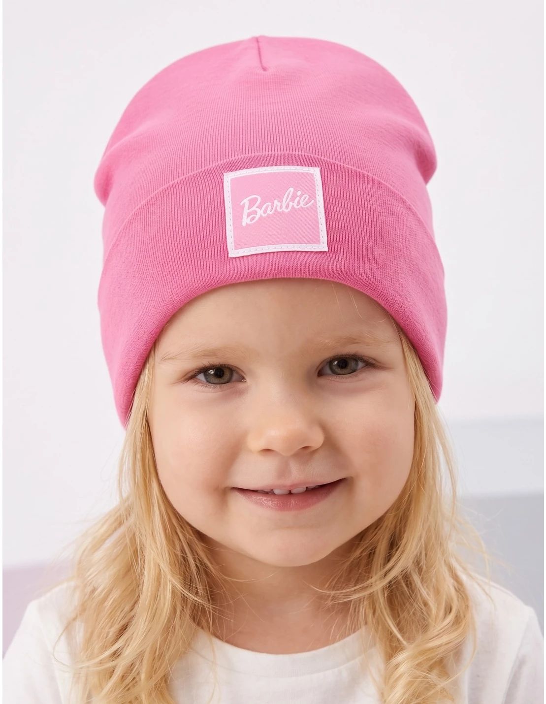 Caciulita fetita Barbie, ciclam