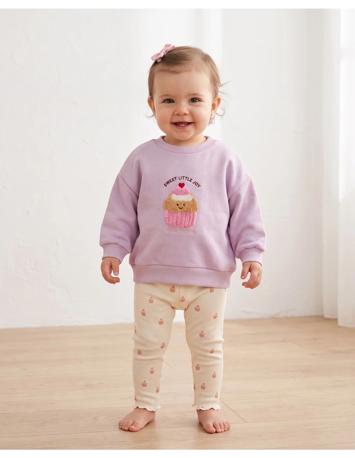 Compleu Sweet Little Joy, mov-crem