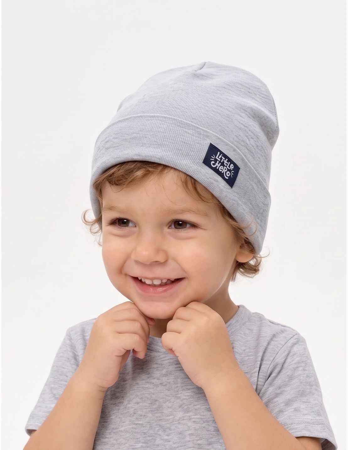 Fes copii, Little Hero, model gri