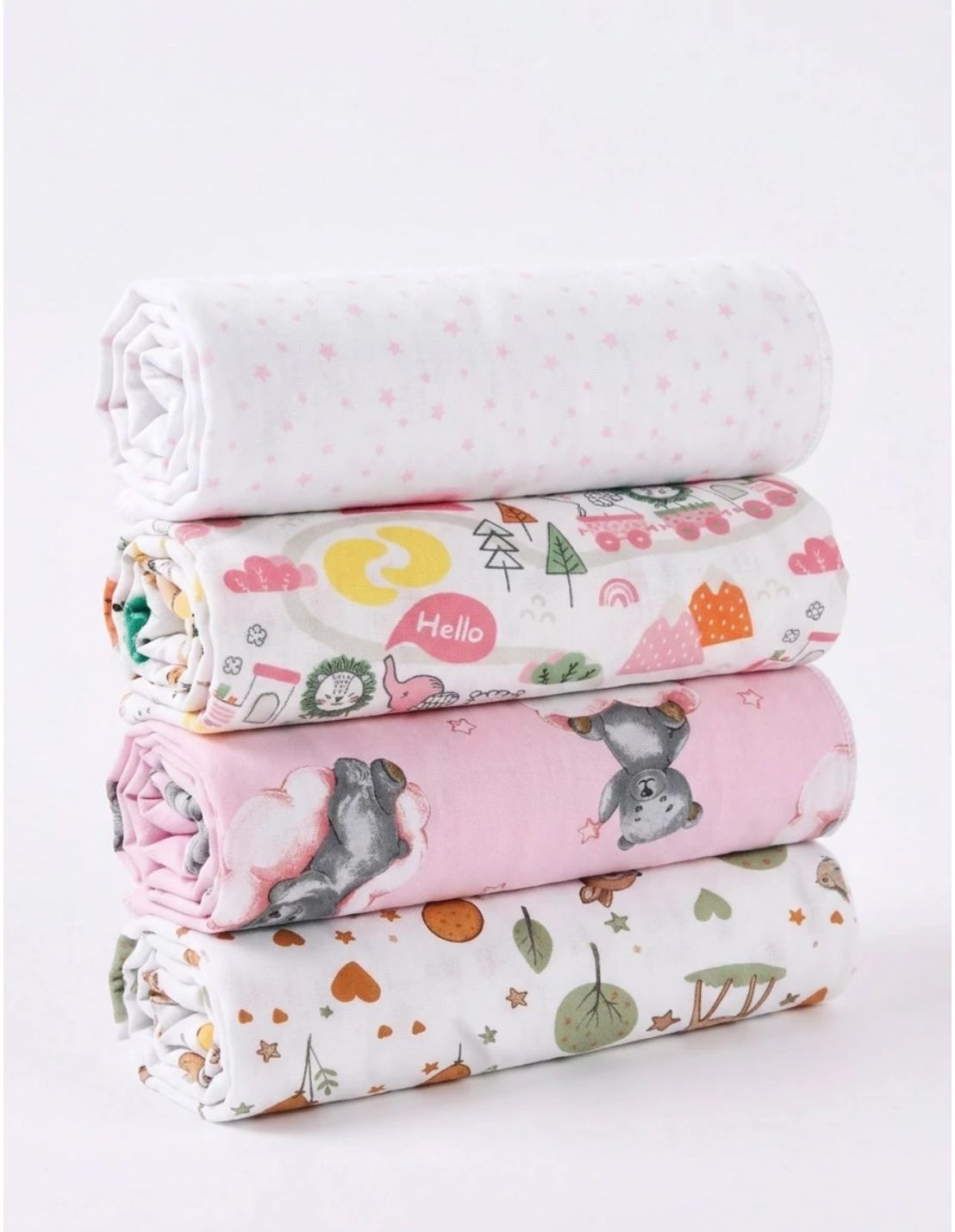 Set 4 scutece finet imprimate, Maya