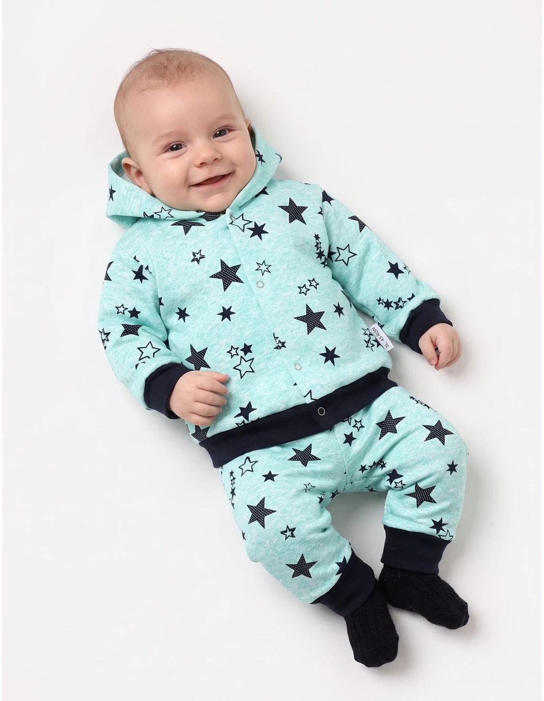 Trening bebe All Star model cu gluga turcoaz