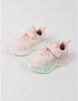 Adidasi Clibee cu luminite Raisa, roz