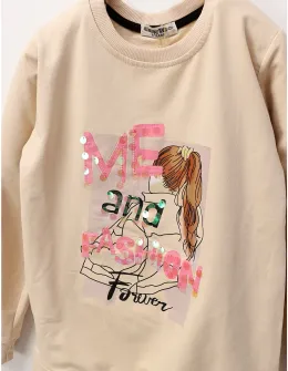 Bluza ME and FASHION fetite, crem
