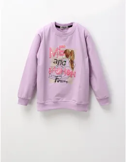 Bluza ME and FASHION fetite, mov