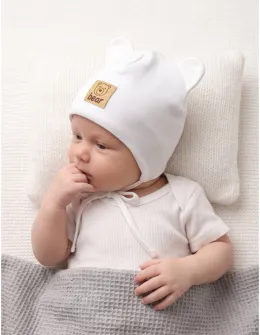 Caciulita bear, model ecru