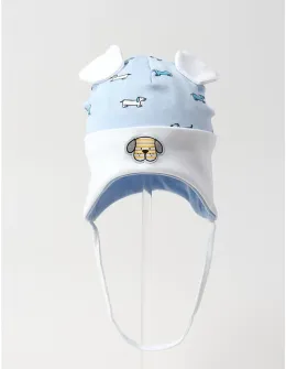 Caciulita catelusi, model blue-alb
