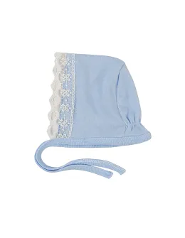 Caciulita cu dantela Izza, blue