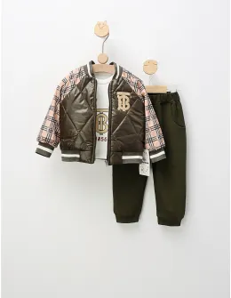 Compleu Burberry England, cu verde