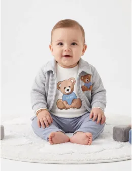 Compleu Chill Bear, gri