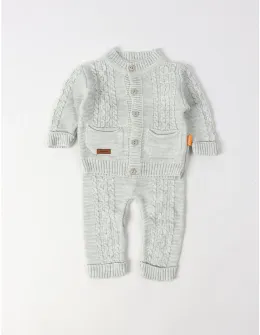 Compleu croset acrilic Alin, gri
