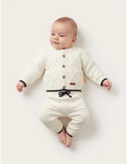 Compleu croset acrilic Sabin, alb