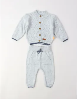 Compleu croset acrilic Sabin, blue