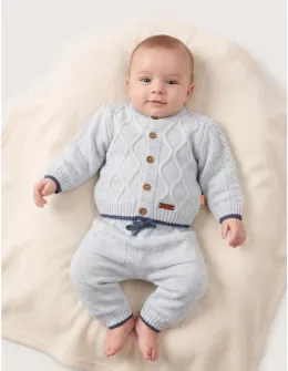 Compleu croset acrilic Sabin, blue