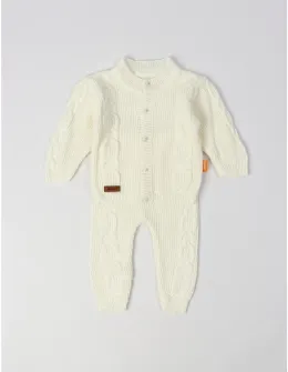 Compleu croset acrilic, Sabrina, alb