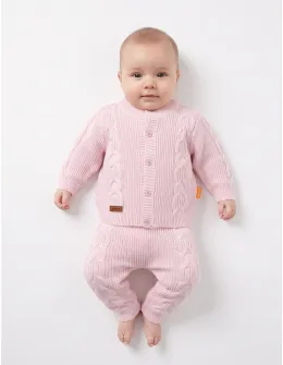 Compleu croset acrilic, Sabrina, roz