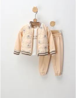 Compleu cu Jacheta, Just A Girl, crem