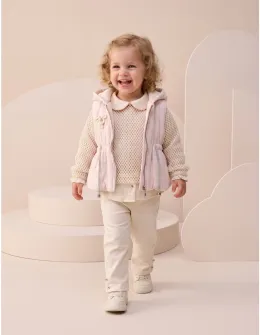 Compleu cu vesta, premium fashion, roz