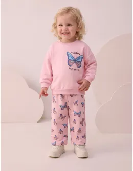 Compleu Happy ButterFly, roz
