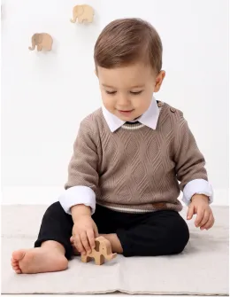 Compleu premium elegant Fashion Kids, bej