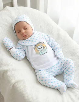 Costumas 5 piese Paws & Relax blue