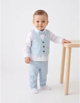 Costumas elegant Nicolae, cu blue