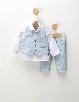 Costumas elegant Nicolae, cu blue