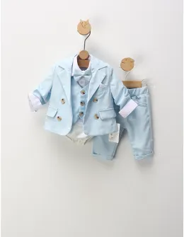 Costumas elegant Petru, cu blue