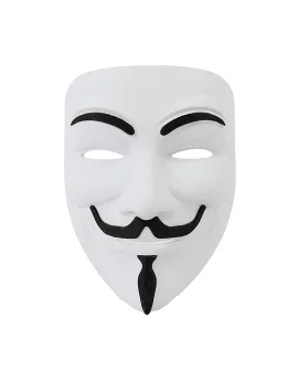 Masca Anonymous (hacker group) Halloween, material rezistent, gros, PLA
