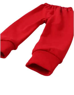 Pantaloni bebe model rosu
