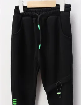 Pantaloni de trening Elias negru