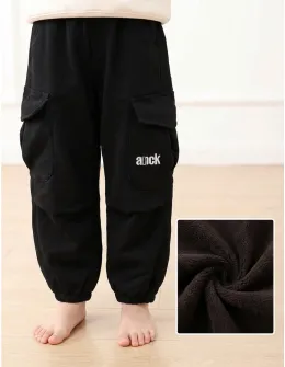 Pantaloni imblaniti, Cargo Ainck Tactics, negru