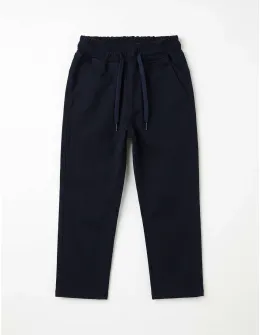 Pantaloni tercot, Leon, bleumarin inchis