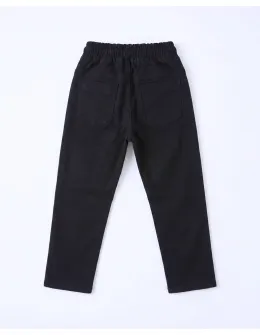 Pantaloni tercot, Leon, bleumarin inchis