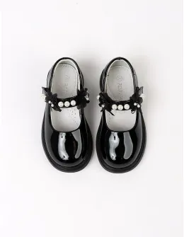 Pantofi perle Olivia negru