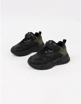 Pantofi sport Apawwa Rodrigo negru-kaki