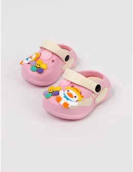 Papuci spuma usori Jibbtz Duck, roz