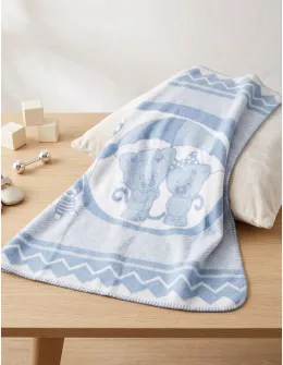 Patura groasa animalut, blue