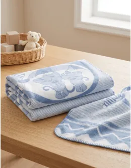 Patura groasa animalut, blue