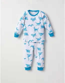 Pijama bbc ML Romania Dino turcoaz