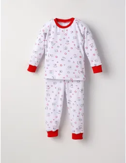 Pijama bbc ML Romania Smile rosu