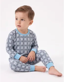 Pijama rib by BBy carouri albastru