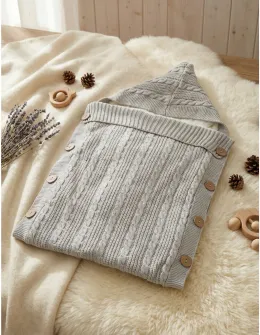 Sac de dormit, croset-cocolino, bebe, gri