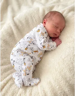 Salopeta BBY prematur, Snoppy galben